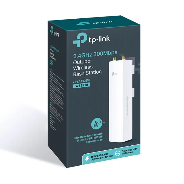 Point d'accès WiFi extérieur TP-LINK WBS210 - 300 Mbps 2.4GHz