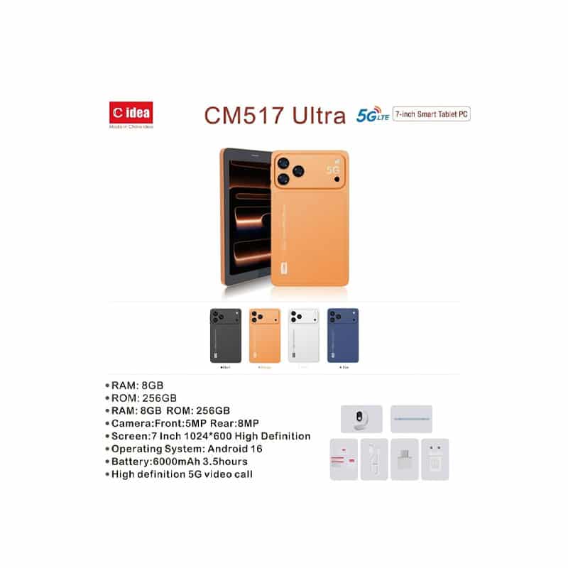 Tablette cm517 ultra – 256 Go – RAM 8 Go