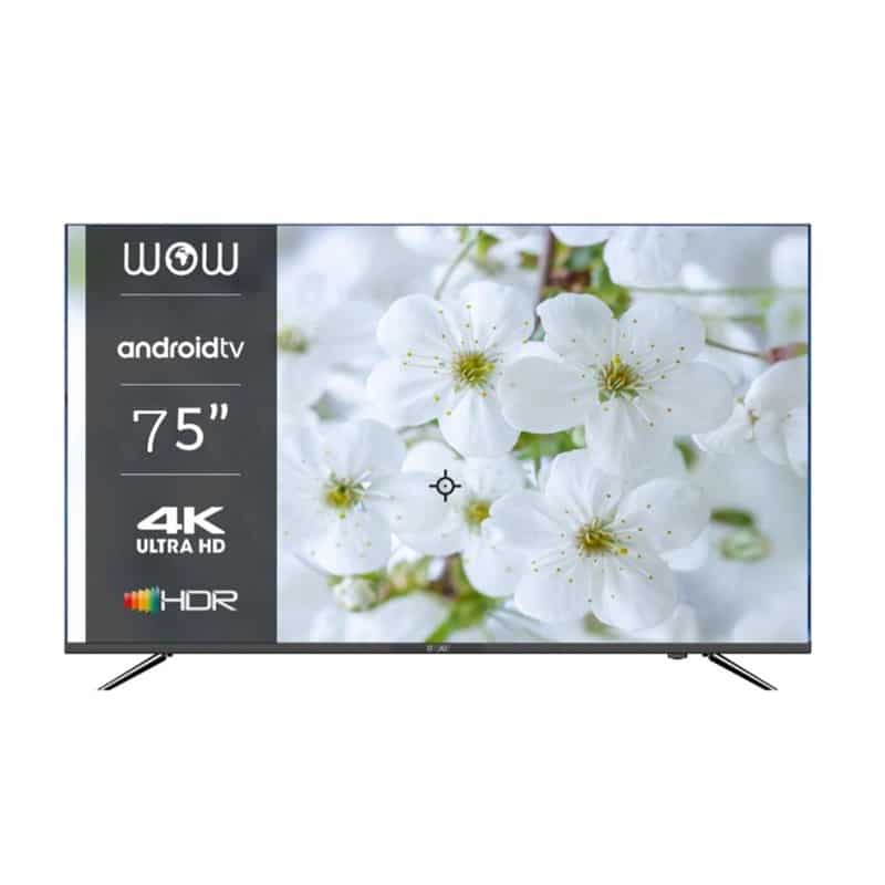 TELEVISEUR WOW 75 » SMART ANDROID 4K WA75SU7200C3