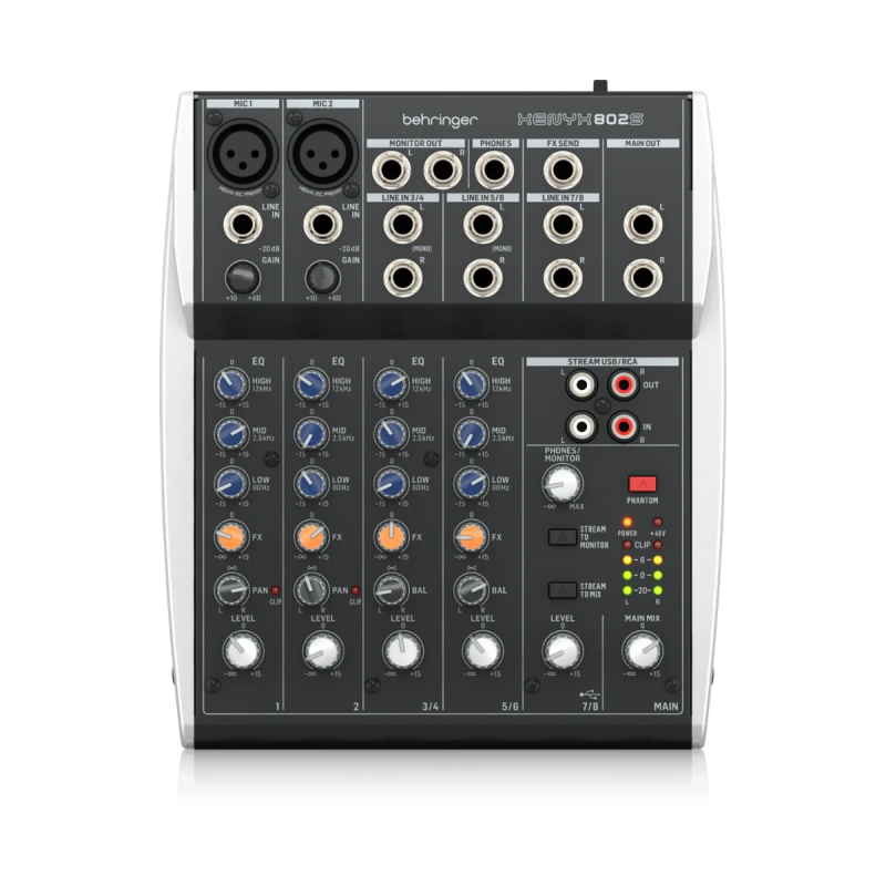 Behringer Xenyx 802S · Table de mixage + interface USB