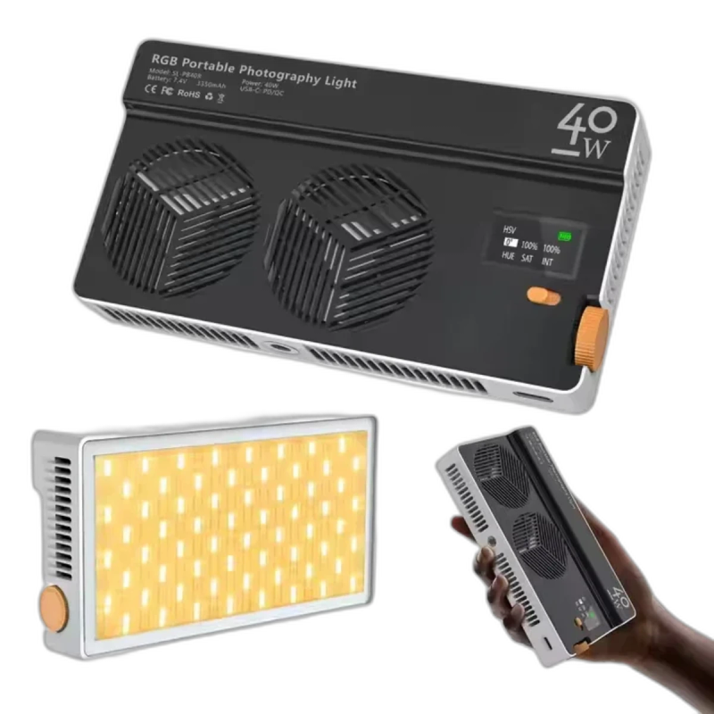 Mamen SL-PB40R · RGB LED vidéo 40W bicolore