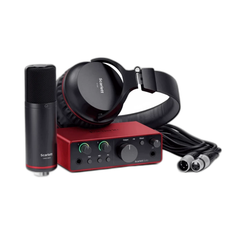Focusrite Scarlett Solo Studio 4th Gen Pack