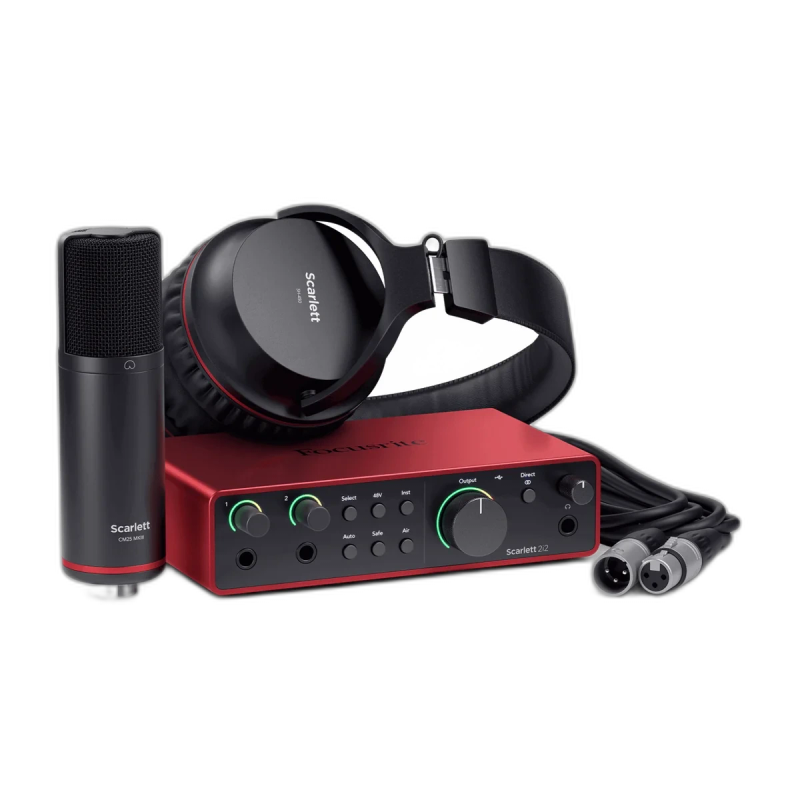 Focusrite Scarlett 2i2 Studio 4th Gen Pack