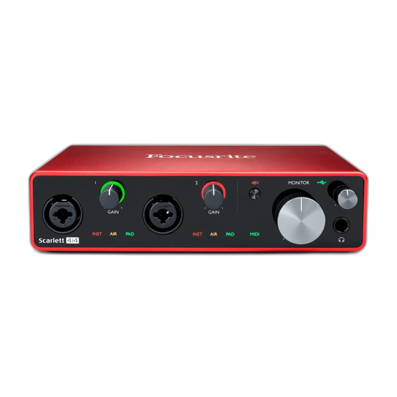 Carte son Focusrite Scarlett 4i4 3rd Génération