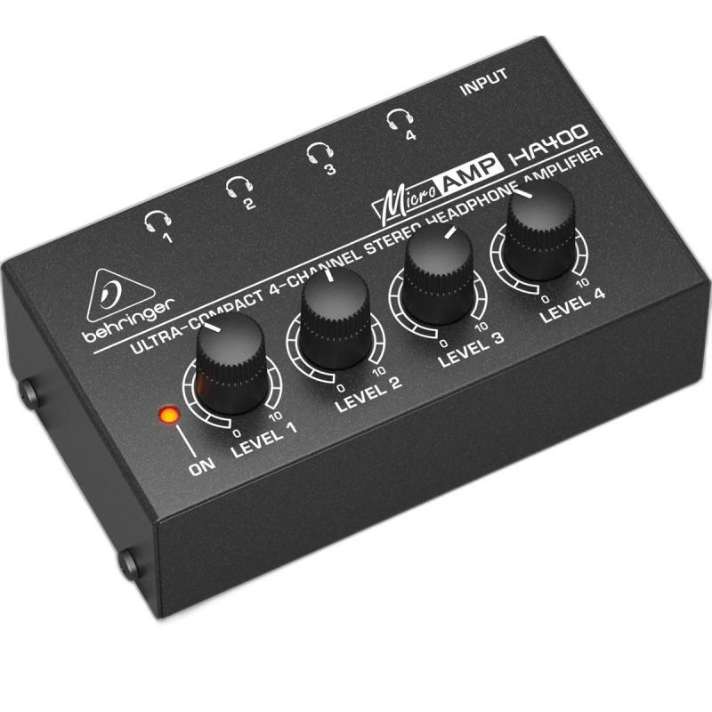 Amplificateur casque Behringer MICROAMP HA400 4 canaux