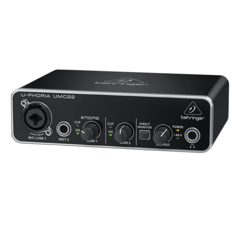 Carte son Behringer UMC 22