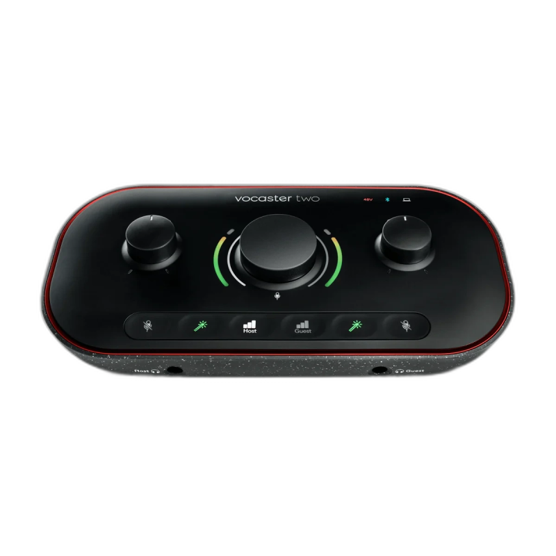 Pack Podcast 2 personnes Studio Focusrite Vocaster Two + 2x Fifine K669
