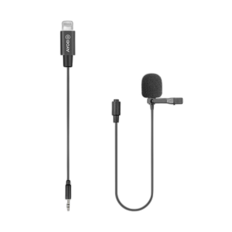 Microphone cravate pour iPhone Boya BY-M2