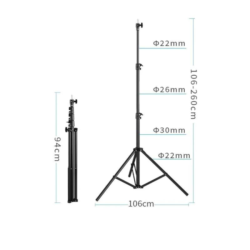 Selens Support de lumière robuste pour Photo Studio éclairage vidéo 2,6m