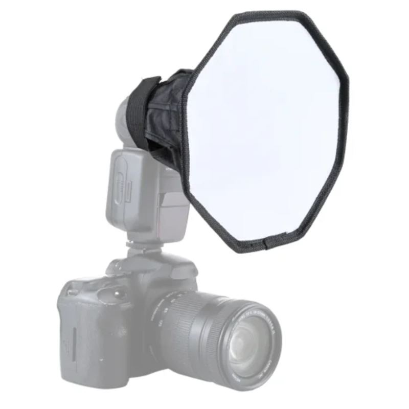 Diffuseur Octogonal PULUZ 20 cm pour Flash Speedlight