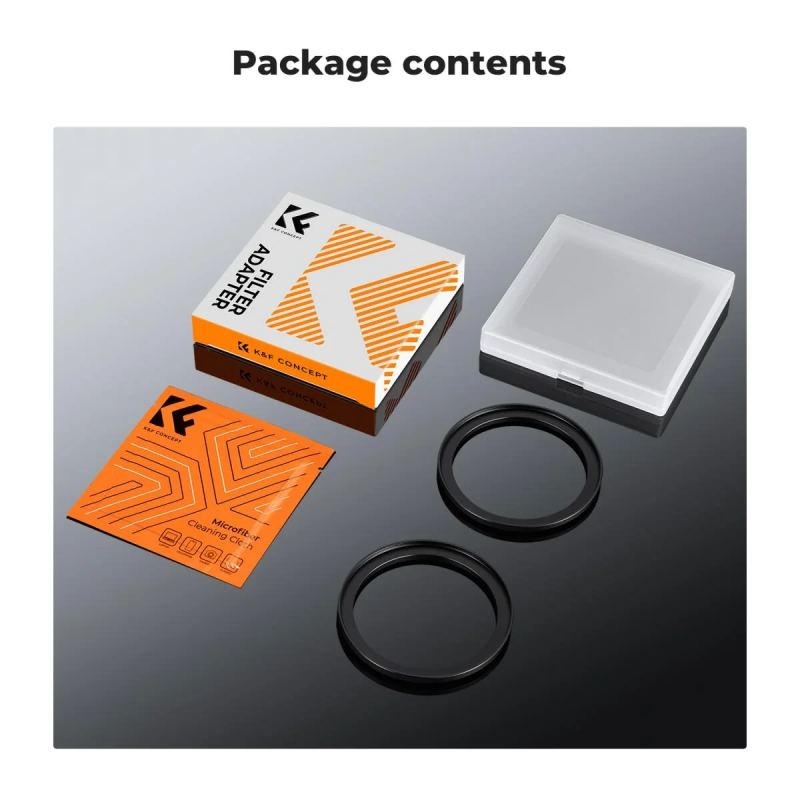 K&F Concept Bagues Step-Up 72 mm à 77 mm (x2)