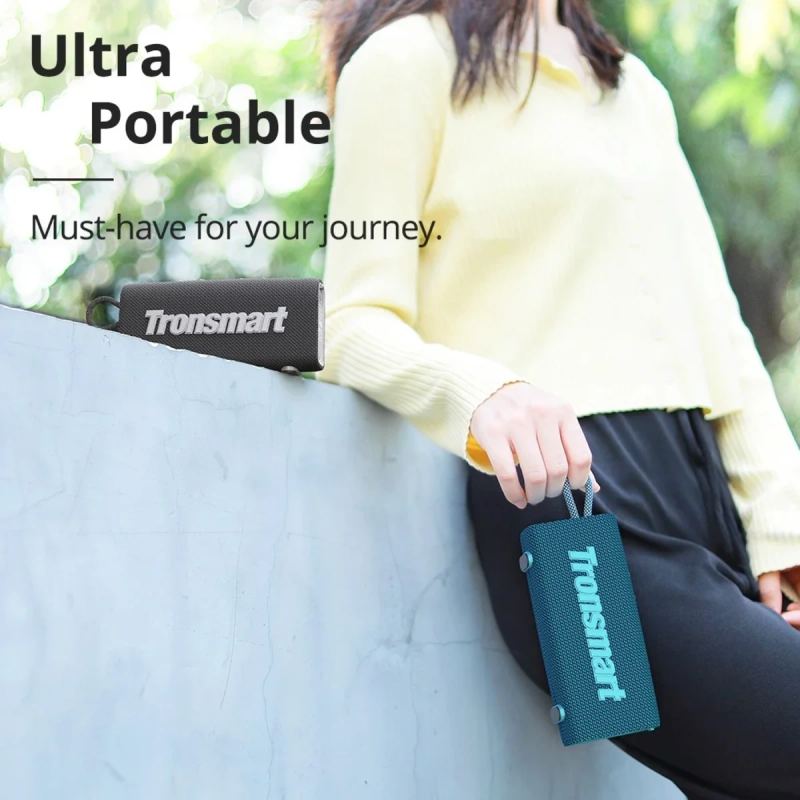 Enceinte portable Bluetooth Tronsmart Trip IPX7 (Bleu)