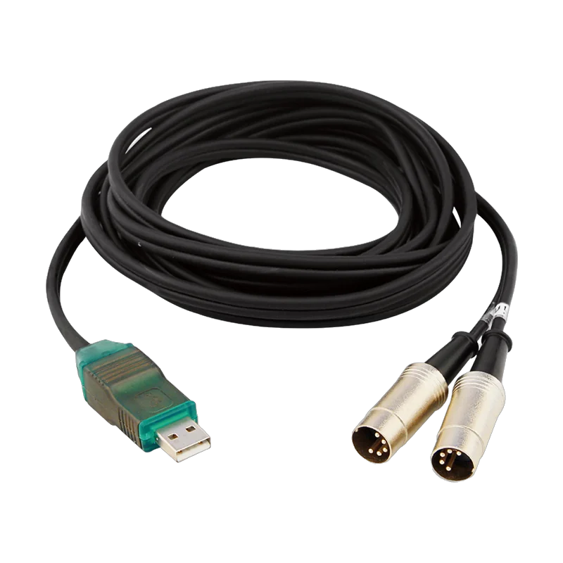 Câble USB/double MIDI - Interface MIDI Alctron UC 220