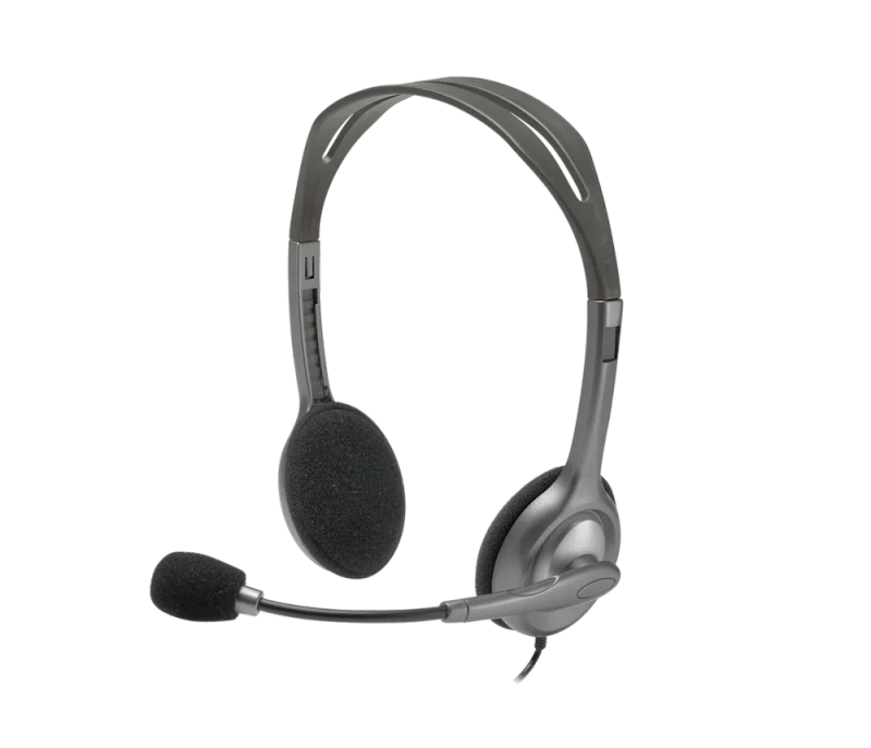 Casque filaire Logitech H110 stéréo avec micro double jack 3,5mm