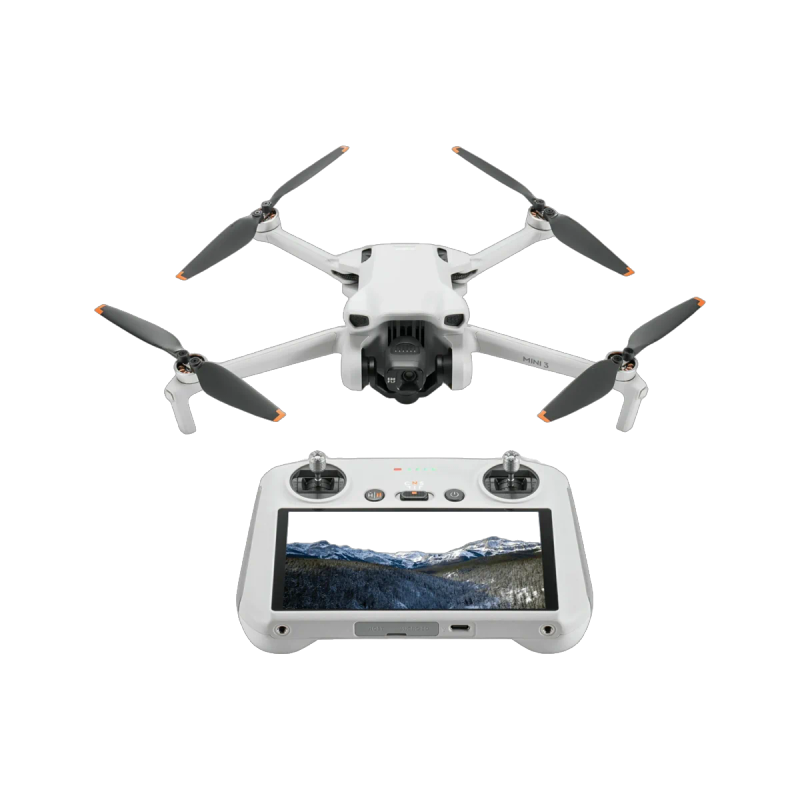 DJI Mini 3 (DJI RC) · Mini Drone Caméra Léger avec Nacelle Mécanique à 3 Axes, Vidéo 4K HDR