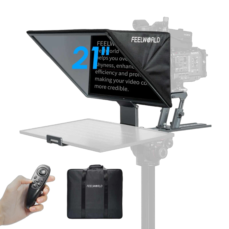 Feelworld TP21 · Téléprompteur 21 pouces professionnel