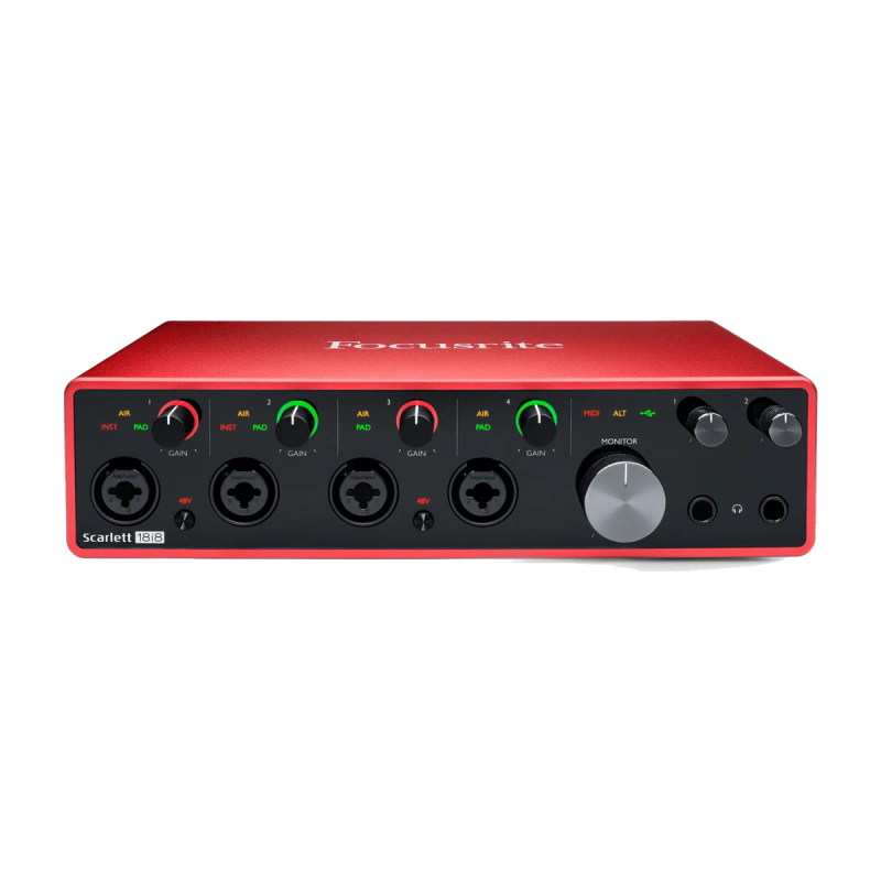 Focusrite Scarlett 18i8 3rd Gen Interface audio USB