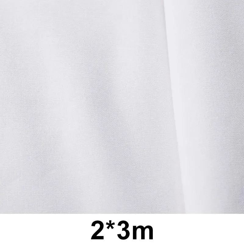 Fond Tissu Blanc en Coton Mousseline pour Studio Photo et Vidéo 3 x 3 m
