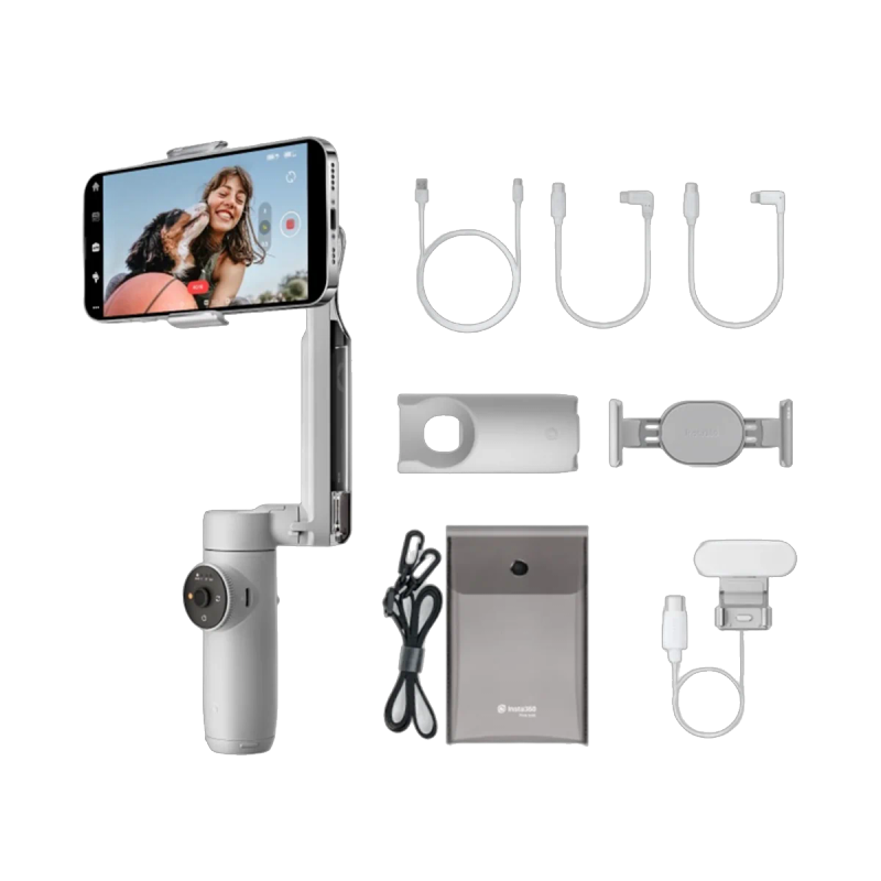 Insta360 Flow · Kit créateur stabilisateur smartphone avec suivi IA