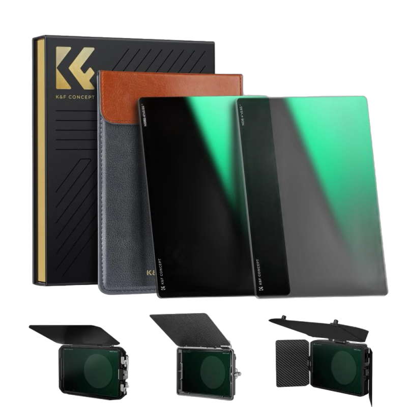 K&F Concept · Filtres carrés ND8 + ND64 4x5.65"