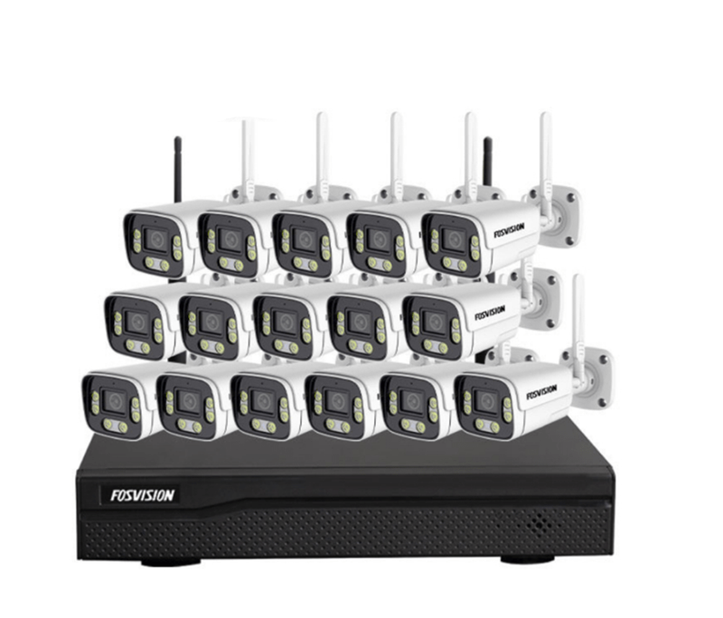 Kit caméras Wi-Fi FOSVISION 16CH 5.0MP