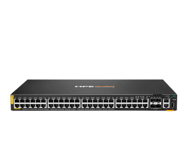 Aruba 6200F 48G CL4 4SFP+ – Switch 48 Ports avec Support 5 Ans NBD