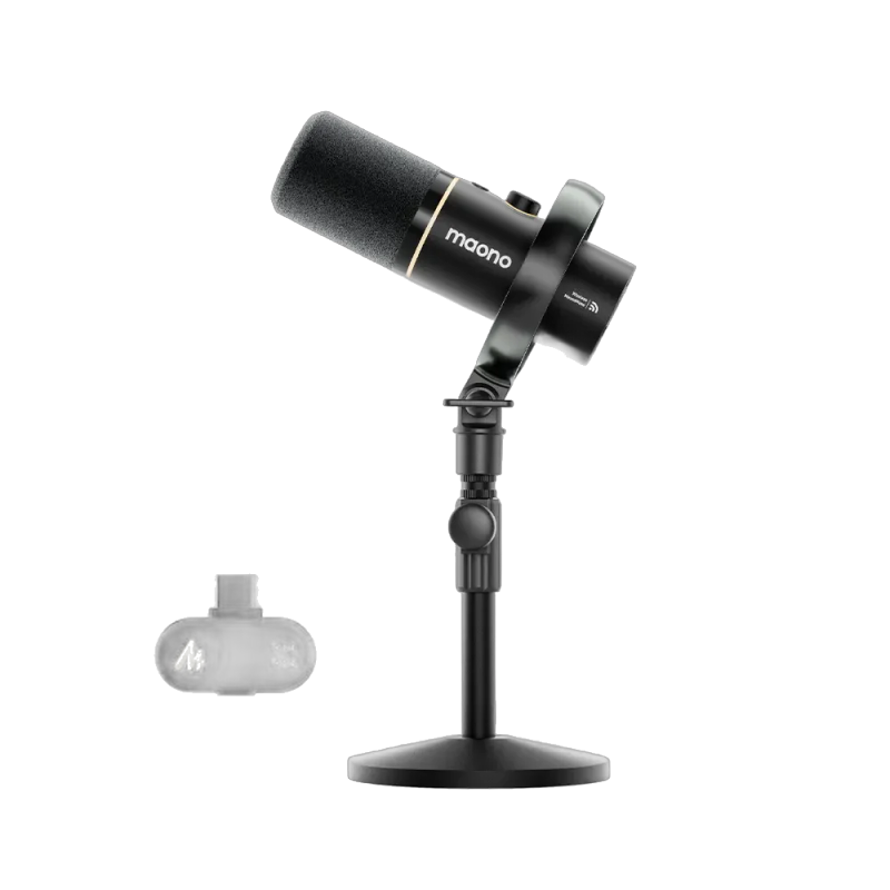 MAONO PD200W Microphone dynamique hybride sans fil 2,4GHz XLR/USB