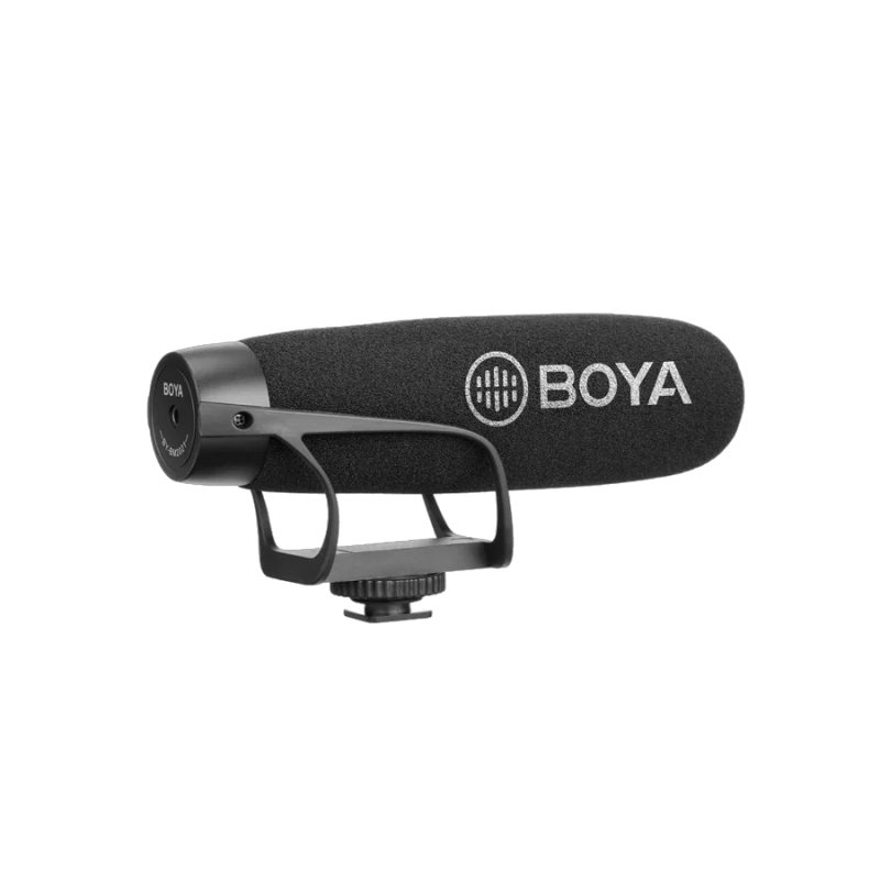 Microphone shotgun BOYA BY-BM2021 pour caméra DSLR et smartphone