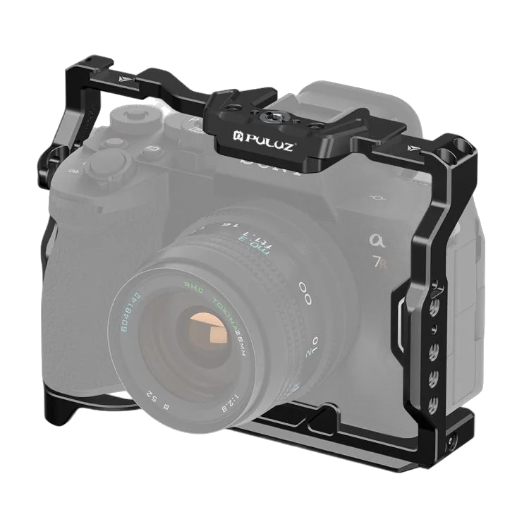 PULUZ PU3105B · Cage métallique pro pour Sony A7 IV / A7 III / A7R III / A7R V