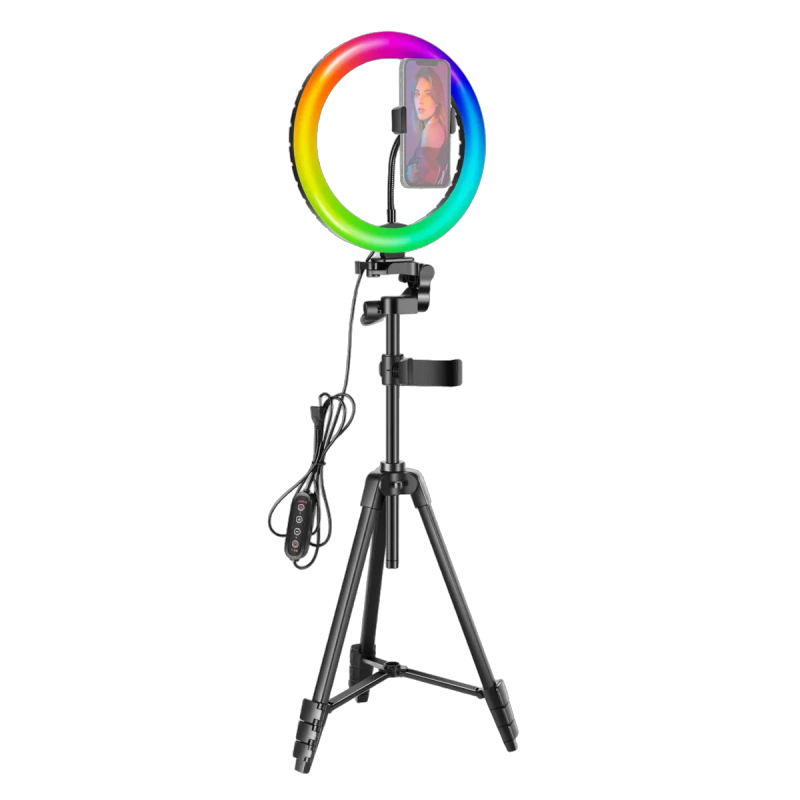 Ring Light RGB 26cm pour Photographie Maquillage Live streaming