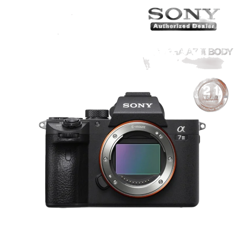 Sony Alpha 7 III + FE 50mm f/1.8 · Kit hybride plein format 4K