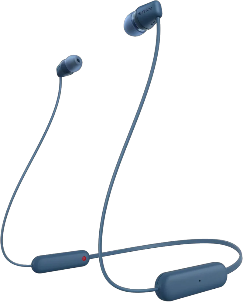 SONY WI-C100 Écouteurs sans fil Bluetooth 25h (Bleu)
