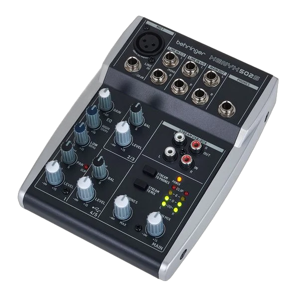 Table de mixage Behringer Xenyx 502S avec interface streaming USB