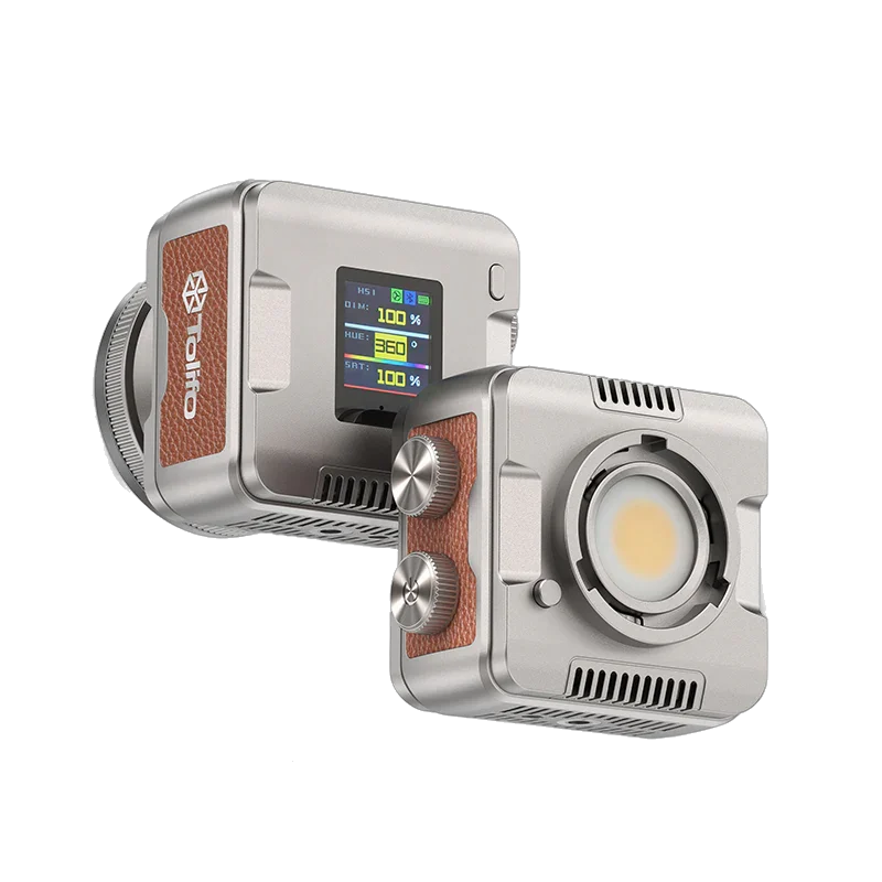 Tolifo PL-40RGB · Lumière LED COB RGB portable de poche