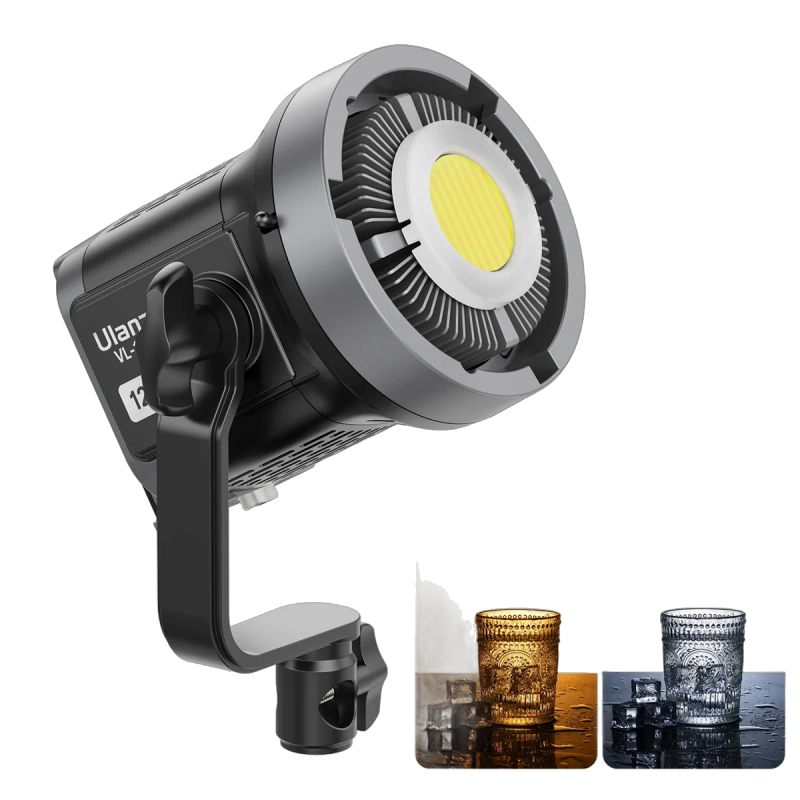 ULANZI LED Lumière COB Éclairage continue, 120W Bi Color avec APP Control