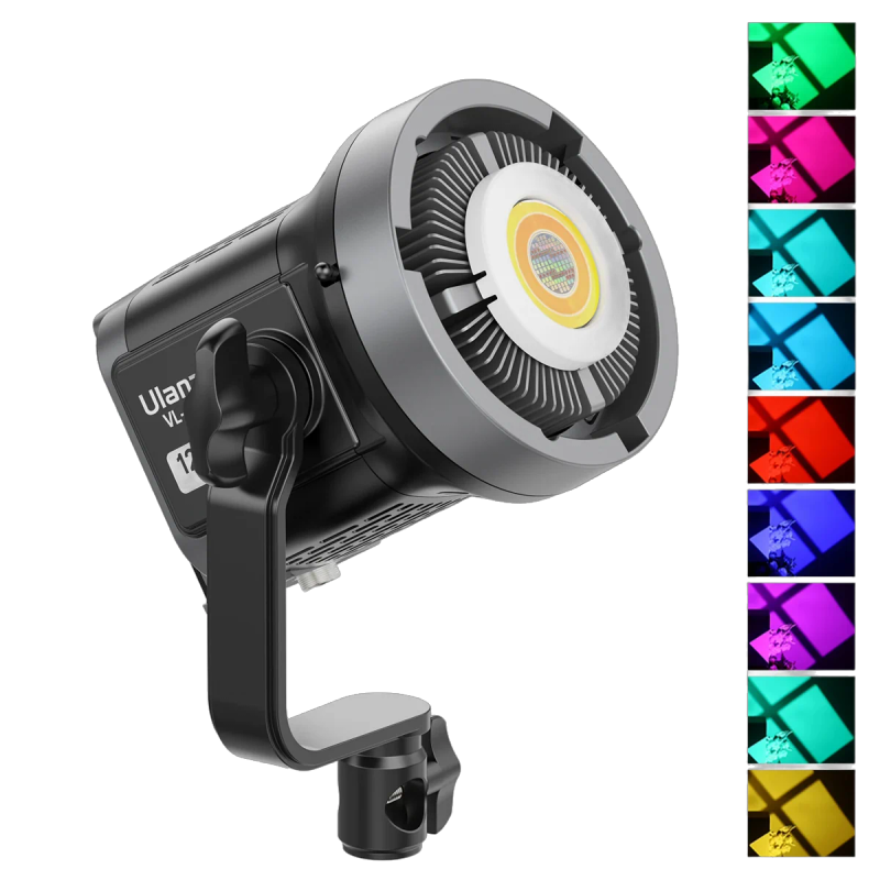ULANZI LED Lumière COB Éclairage continue, 120W RGB avec APP Control