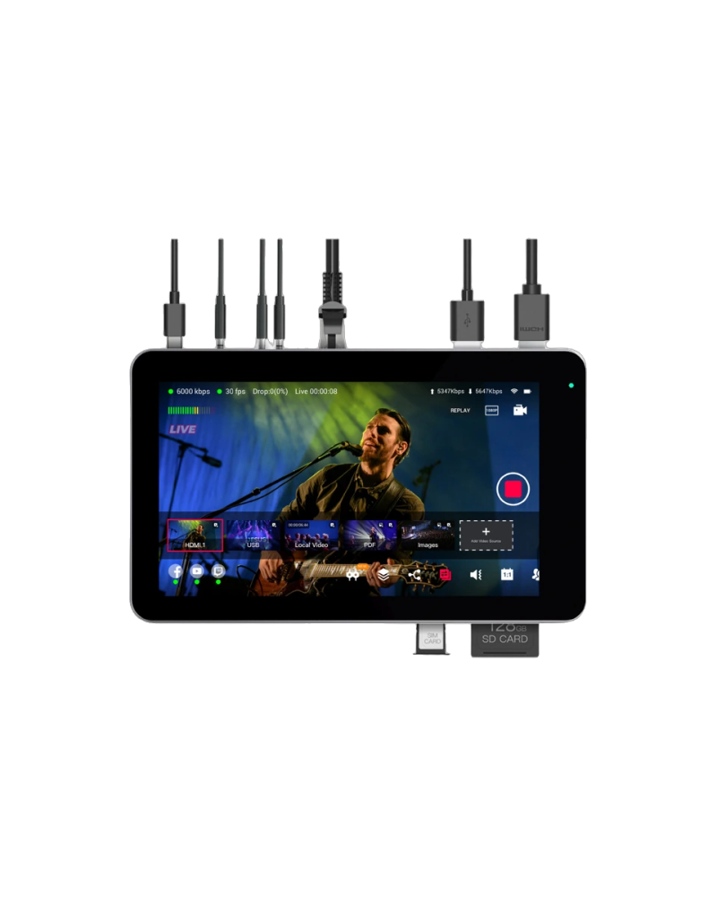 YoloLiv YoloBox Mini · Encodeur & moniteur de diffusion tout-en-un