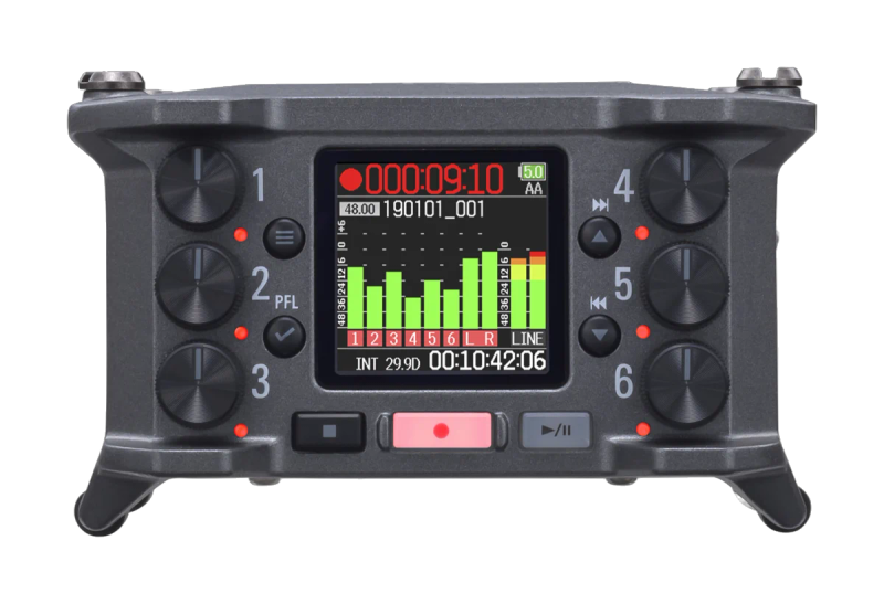 Zoom F6 Enregistreur de terrain multipiste 6 pistes 32 bits